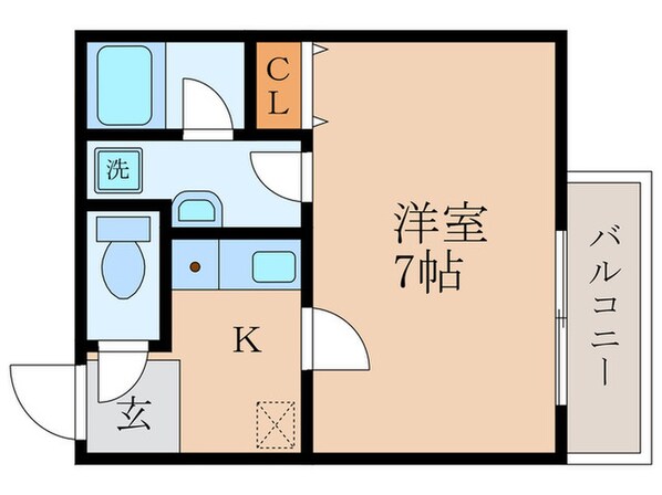 ａｔｔｒｉｃｅ太秦の物件間取画像